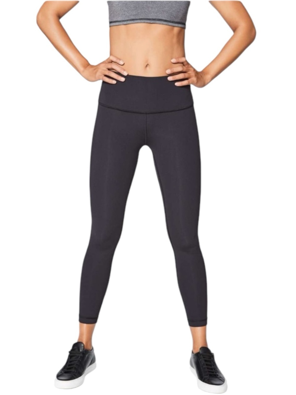 Lululemon Wunder Under Hi-Rise 7/8 Tight *Full-On Luxtreme Black Womens Size 6